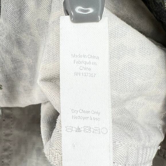 MARISSA WEBB Mera Leopard Print Denim Dress Womens Small Olive Green Belted - Picture 14 of 16